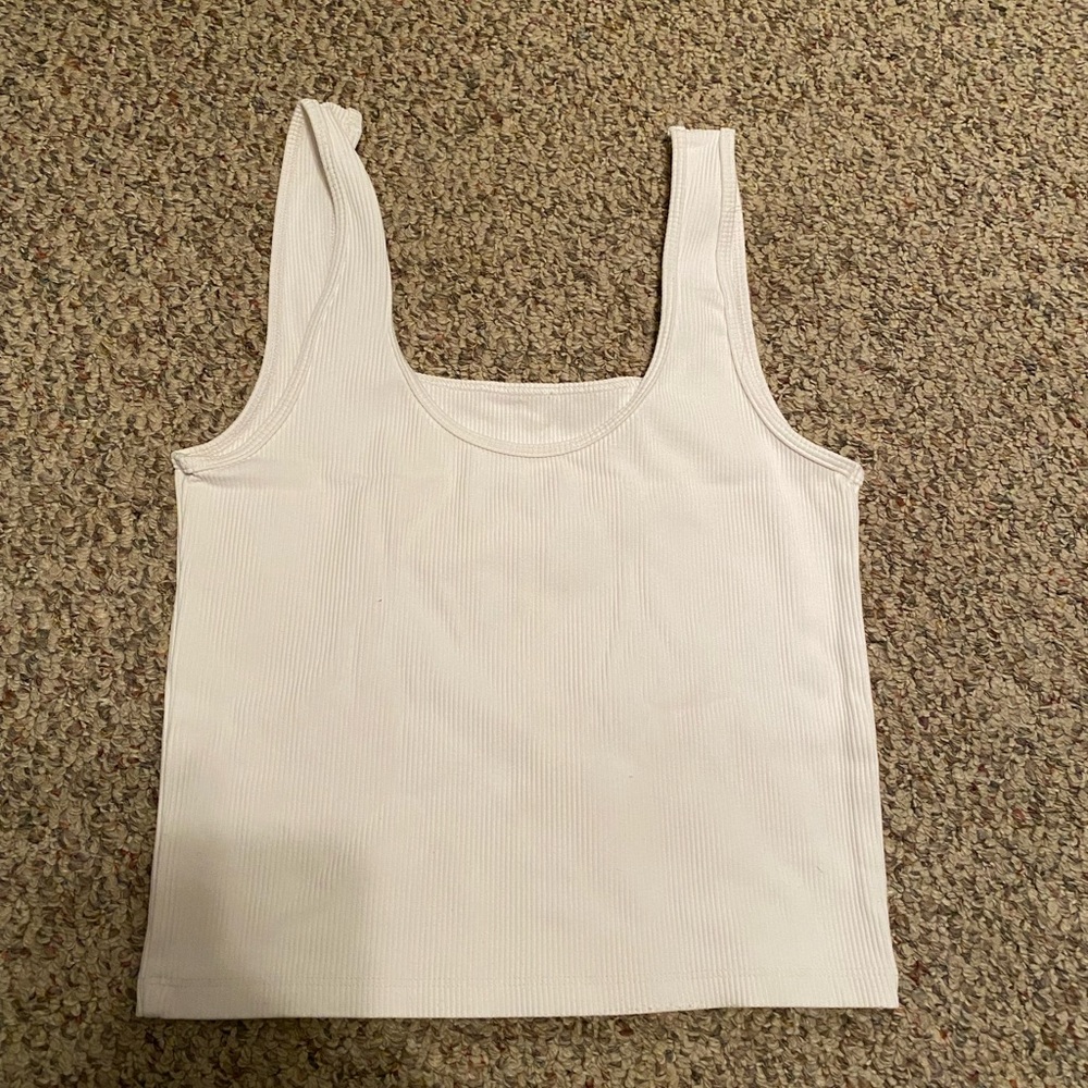 Abercrombie and Fitch Fitted Cropped Wife Beater